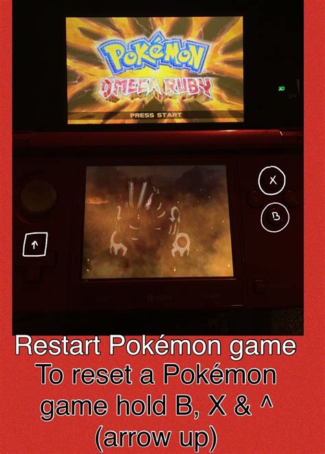 how to reset a pokemon x game|how to restart pokemon x.